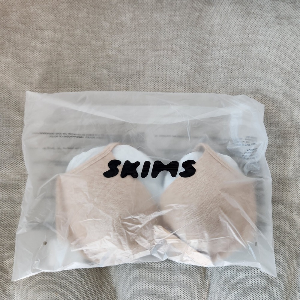 Skims 34DD Clay Heather Everyday Cotton Lightly Lined Demi Bra NWT - Picture 2 of 7